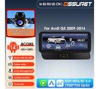 Multimediale stereo per auto Android Auto Carplay wireless per Audi Q5 2009-2016 AI Voice WIFI 4G-LTE Schermo IPS BT GPS 8Core 6GB 128GB HC1 (1G 32G) Lower