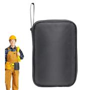 Multimeter Bag - Portable Carrying Case, Tool Storage Organizer | Smooth Zipper Protective Pouch, Thick Hand Strap Dustproof Utility Holder For Electrical Tester Meter Accessories