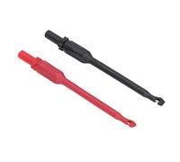 Multimeter Test Hooks | Brass & PA Material 4mm Plug for High Accuracy/Electronics/Automotive | CNC Processed Piercing Probes with 1000V CATII Rating, Model J.30036A