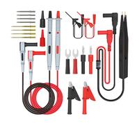 Multimeter Test Lead Kit, Professional Alligator Clip Probe Leads Set, Replaceable Pin Electronic Repair Tools, Ideal for Schools, Laboratories, and Electricisans