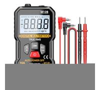 Multimeter Tester, Digital Smart Device, 4.53x2.36x1.14 Inches High-Precision Measuring Tool, Auto-Ranging Function for Construction, Solar, Industrial, Car Circuit, Air Conditioner Diagnostics