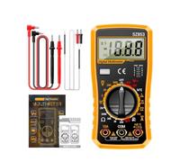 Multimeter Tester | High Precision 1999 Count Automotive Detector | Auto Ranging Digital Multimeter | For Commercial Home Household Electrical Electrician Industrial Residential Marine RV