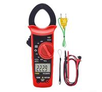 Multimetro a pinza 600 V AC/DC misuratore NCV | 600 A AC/DC, True per RMS preciso, intervallo automatico veloce, sensore di temperatura, luce bianca