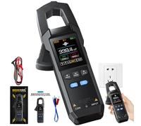 Multimetro A Pinza | Multimetro A Pinza Da 10.000 Conteggi | Tester di Tensione da 600A Automatico e Ricaricabile | Per Diagnostica E Riparazione Domestica Di Circuiti Elettrici Automobilistici