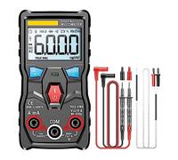 Multimetro Analogico Digitale Bluetooth 6000 Conta Il Misuratore Del Tester Automobilistico Di Capacità Di Tensione Di Corrente AC/DC True RMS Misurazione Accurata(Black)