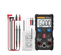 Multimetro Analogico Professionale Digitale 6000 Conteggi Mini Tester Di Corrente AC/DC Multimetro Bluetooth True RMS Misurazione Accurata(Black)
