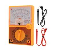 Multimetro analogico Scala ad alta definizione Campi di misura multipli Nessuno scivolamento Design umanizzato Sicuro Pratico per elettricisti Ingegneri Tecnici Materiale ABS