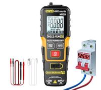 Multimetro auto range | 4000 conti tester di corrente digitale | multimetro automatico | per auto, casa, lavoro di campo, officina, industria, circuito, tensione, capacitanza, resistenza