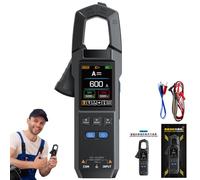 Multimetro Automatico Intelligente | Multimetro a Pinza di Precisione da 10.000 Conteggi | Tester Di Tensione Senza Contatto Automatico Ricaricabile Da 600A | Per L'Elettricità Domestica E Le Riparazi