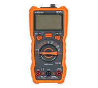 multimetro compatto,HUIOP RICHMETERS RM113D Multimetro digitale NCV 6000 conteggi Misurazione automatica della tensione AC/DC Misuratore della temperatura Misuratore della luce Retroilluminazione Am