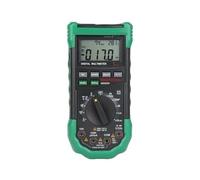 Multimetro digitale 5 in 1, tester auto-range per tensione AC DC, lux, livello sonoro, temperatura, umidità con display retroilluminato, ideale per riparazioni elettriche fai da te