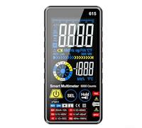 Multimetro Digitale 6000 Counts AC/DC NCV Auto | 6000 conteggi, rilevamento NCV contatto, misura AC/DC, schermo inverso VA, ricarica USB-C
