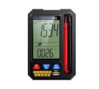 Multimetro digitale 933S con avviso vocale e funzione NCV, grande display illuminato per tensione AC/DC, resistenza e capacità, selettore automatico di gamma per elettricisti e fai da te (933)