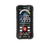 Multimetro Digitale 9999 Conta Voltmetro DMM True AC DC NCV Misuratore Di Tensione Amperometro Intelligente Tester Capacità Della Gamma Automatica Lettura Rapida Accurata Facile(GD128-black)