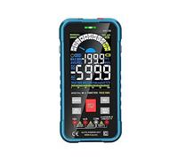 Multimetro Digitale 9999 Conta Voltmetro DMM True AC DC NCV Misuratore Di Tensione Amperometro Intelligente Tester Capacità Della Gamma Automatica Lettura Rapida Accurata Facile(GD128-blue)