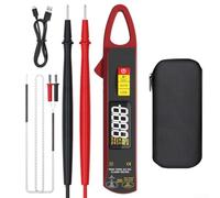 Multimetro digitale a pinza 200 A AC DC Tester di corrente TRMS con NCV Live Wire Detection Backlight Storage Bag