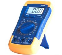 Multimetro digitale A830L, tester LCD palmare per tensione DC/AC, corrente, resistenza, diodi e transistor, CAT II 600 V, compatto per la riparazione di studenti domestici