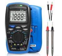 Multimetro digitale auto range true per rms NCV tester multimetro digitale true per tester di tensione RMS NCV elettricista multimetro NCV auto range display LCD tester digitale 2000 conteggi auto