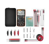 Multimetro Digitale Bluetooth 6000 Conteggi True Professionale Auto-Range AC/DC Tester Di Tensione Corrente Lettura Rapida Accurata Facile(Orange Pro)