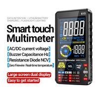 Multimetro digitale compatto con misurazione resistenza frequenza temperatura