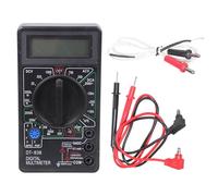 Multimetro digitale con display LCD Diode Triode Tester, Design compatto per analisi della resistenza della corrente elettrica, multimetro digitale Auto Ranging