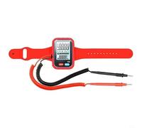 Multimetro digitale da polso K8 in ABS, portatile auto/manuale tester con rilevamento di tensione NCV, tensione AC/DC, capacità di misurazione della temperatura (alta configurazione)