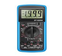 Multimetro digitale DT9205A 1999 conta il vero range automatico AC/DC Amp Ohm Tester di capacità Multimetro analogico(DT9205A green)