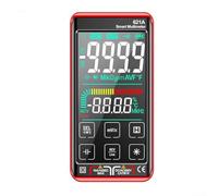 Multimetro digitale intelligente 9999 conteggi ricaricabile USB Touchscreen NCV Live Wire Detector Auto Ranging voltmetro Ohmmetro per elettricista riparazione fai da te (nero)