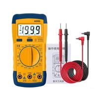 Multimetro Digitale LCD A830L Per Tensione AC/DC Corrente Resistenza Diodo Transistor Test Con Base Retroilluminazione E Cavi Di Test Domestico Industriale Strumento Nero