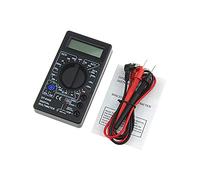 Multimetro digitale, LCD Digital -830b Voltmetro giallo Ohmmeter Ammeter Multimetro Tester palmare DT830B AC DC Home(Black DT830B)