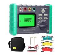 Multimetro digitale, Misuratori Di Resistenza, Tester Messa A Terra Digitale Misuratore Tensione Multi-ingranaggio Megaohmmetro Voltmetro,per auto,elettricisti professionisti(DY4100A 1Set)