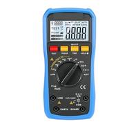 Multimetro Digitale, Multimetro digitale 2 in 1, tester di resistenza di isolamento, megaohmmetro da 1000 V, voltmetro, misuratore di resistenza di tensione CA/CC