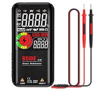 Multimetro digitale, Multimetro digitale 9999 Conta 3,5 "Display a colori LCD DC Tensione di condensatore AC a diodo NCV Ohm Hz Tester continuità(No Battery Black)