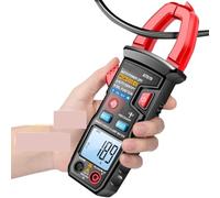 Multimetro digitale, Multimetro digitale a pinza for trasmissione vocale Tester di tensione corrente CA/CC da 4000 conteggi(Rot)