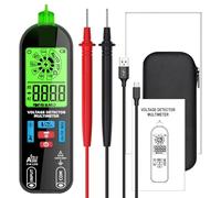 Multimetro Digitale, Multimetro digitale intelligente, tester elettronico AC DC senza contatto NCV, diodo automatico, condensatore, Ohm, Hz, misuratore di punto di interruzione