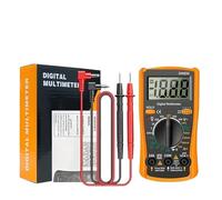 Multimetro Digitale, Multimetro digitale professionale 1999 Auto AC/DC Voltaggio Tester Ohm Corrente Amperometro Sonda di prova Strumento di rilevamento professionale(Oranje)