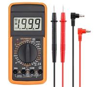 Multimetro Digitale, Multimetro digitale professionale a vero valore efficace AC/DC, amperometro, voltmetro, gamma manuale, tester for transistor, ohmio, capacità, diodo
