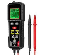Multimetro Digitale, Multimetro digitale TRMS 2000 conteggi Ohmetro LCD retroilluminato a automatica Ohm Tester di tensione Misuratore di cavi sotto tensione/Test di continuità