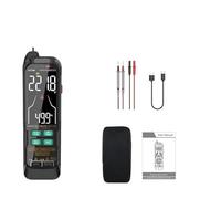 Multimetro digitale, Multimetro intelligente di ricarica USB Professionale digitale AC DC Rilevatore di tensione di corrente Pen Tester di portata automatica(FY158B)