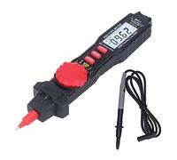 Multimetro Digitale Penna, Tester Elettrico LCD Retroilluminato, Nero Compatto - Misura Tensione Corrente Capacità, Spegnimento Automatico, Sicuro per Elettricisti e Tecnici