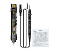 Multimetro digitale per penna - Tester di tensione classificato automatico, misuratore portatile compatto | Voltmetro AC/DC con display LCD, multimetro ad alta precisione per test di circuito, verkty