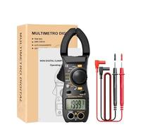 Multimetro Digitale, Pinza amperometrica digitale professionale, multimetro for corrente continua/ta, pinze, amperometro, tester di tensione, voltmetro for auto, tester di ohm NCV(Noir)