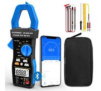 Multimetro digitale pinza amperometrica GR-580S-APP T-RMS 6000Counts Tester di tensione non a contatto Auto-ranging Misura corrente tensione temperatura capacitanza resistenza diodi