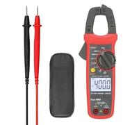 Multimetro Digitale, Pinza amperometrica Tester di tensione e temperatura corrente digitale LCD AC/DC NCV Multimetro a vero valore efficace(203+)