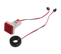 Multimetro Digitale Quadrato LED per Tensione e Ac | Intervallo 60-500v e 0-100a, Letture Accurate, Montaggio a Pannello, per Quadri e Linee Elettriche