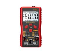 Multimetro Digitale, Smart Tester Mini 6000 conteggi multimetro digitale con torcia elettrica con mantenimento dati NCV Auto Mmultimetro True RMS Transistor Meter