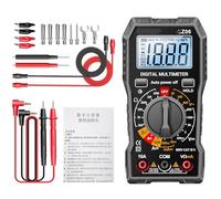 Multimetro digitale SZ06 AC/DC Tensione DC Corrente Multimetro professionale 2000 conteggi Diodo Ohm Tester Strumenti(SZ06 Black Pro)