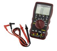 Multimetro digitale Testboy 316 (multimetro digitale per installazione elettrica, display da 40 mm di facile lettura con retroilluminazione, test di continuità e misurazione della resistenza)