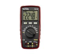Multimetro digitale Testboy 318 per impianti fotovoltaici (misure: Tensione DC fino a 1500 V, tensione AC fino a 1000 V, corrente fino a 2 A AC/DC, con torcia LED e display da 40 mm)