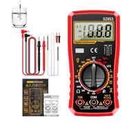 Multimetro digitale - Tester di conteggio rapido del 1999 | Multimetro di classificazione automatico con display LCD, strumento di misurazione elettrico per casa, industriale, commerciale, marine, uso